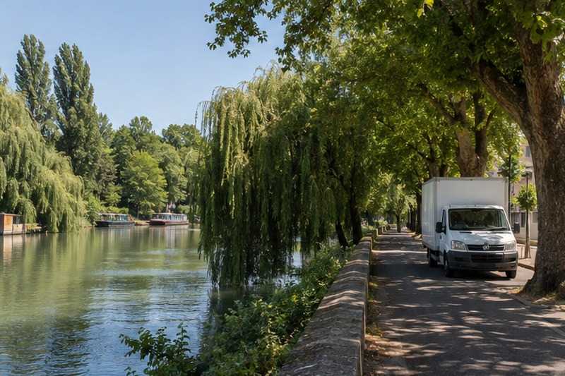 Camion au bord de la Marne, Choisy-le-Roi