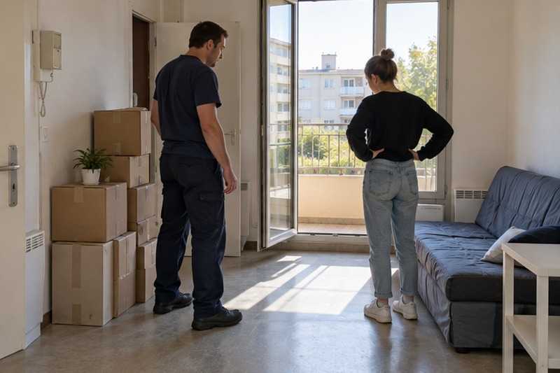 Studio étudiant prêt au départ