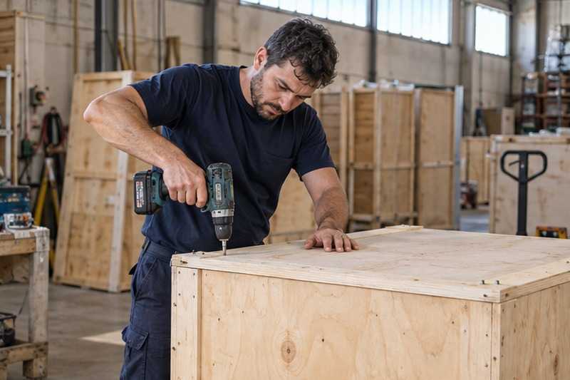 Caisse d’export vissée