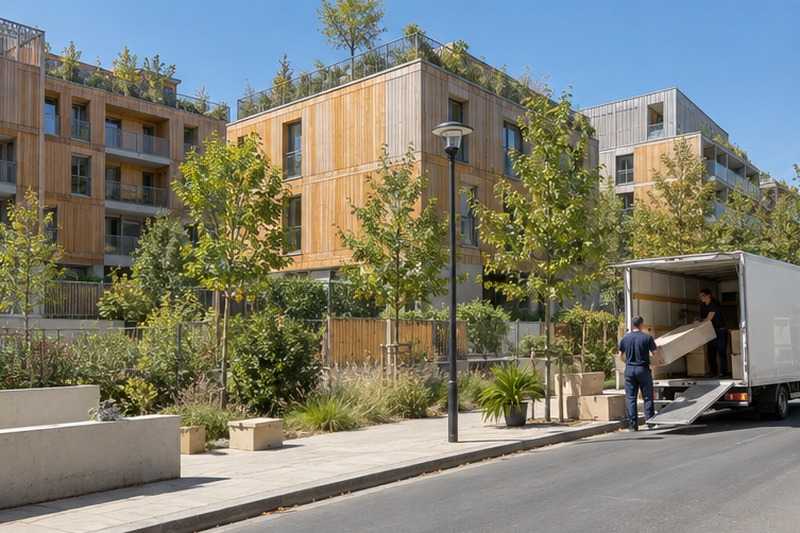 Écoquartier aux façades en bois, Ivry-sur-Seine