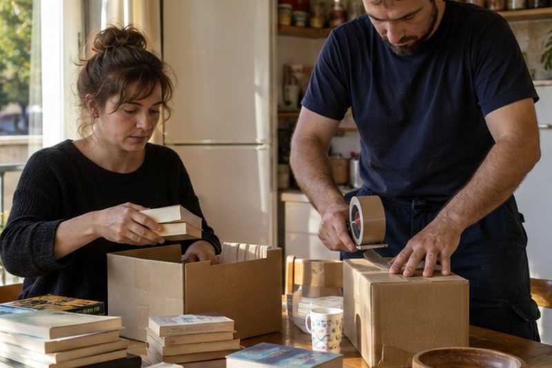 Livres en petits cartons