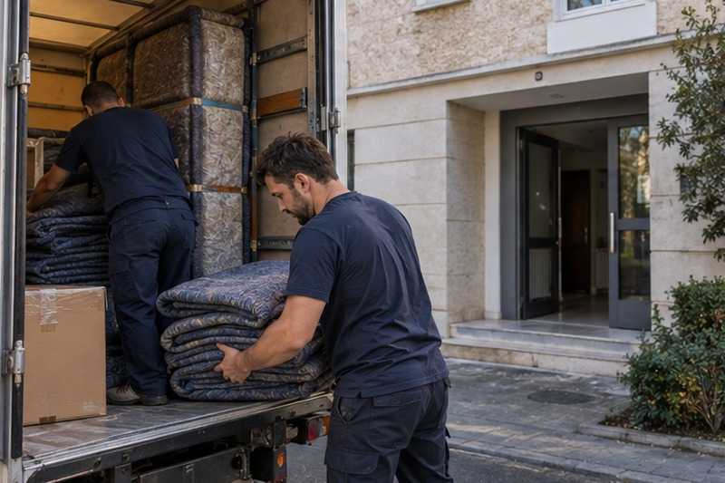 Fin de chargement en début d’après-midi : chantier Rue André Ancelin