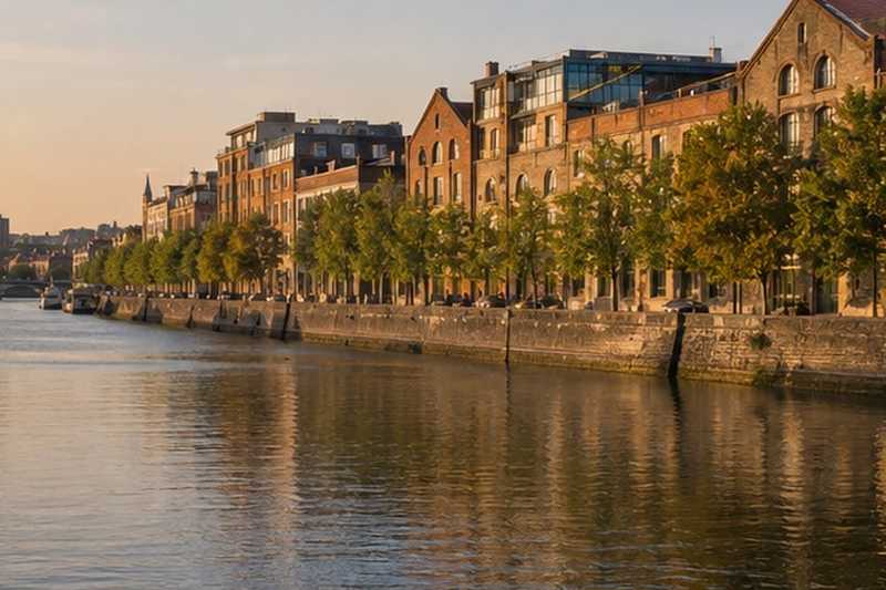 Quai de Seine aux entrepôts de brique, Limeil-Brévannes