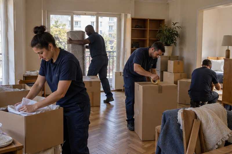 Équipe au complet pour un départ rapide