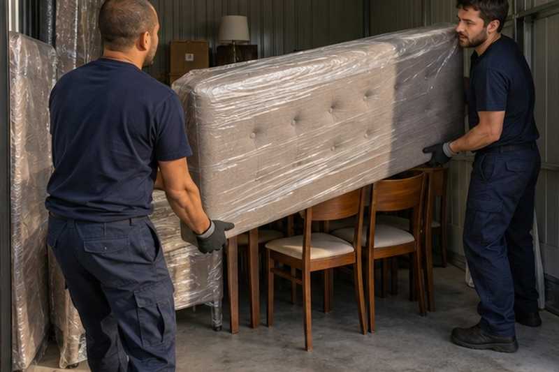 Tête de lit passée au-dessus des chaises