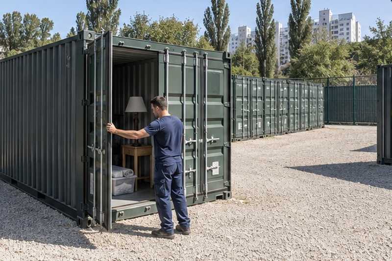 Conteneurs de stockage en plein air