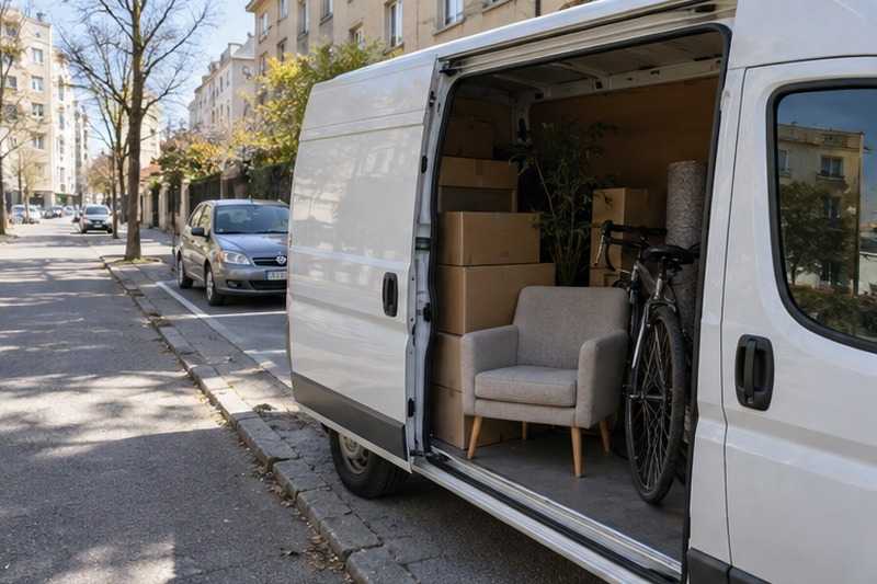 Petit volume dans un utilitaire